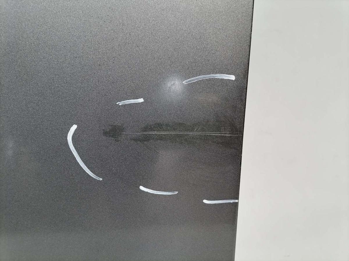 VW Golf Plus 2 original T&uuml;r vorn links LA7T United Grey Rohbau Bj.2009